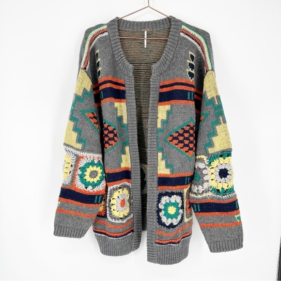 Free People Santa Rosa Crochet Cardigan XS/S - Picture 4 of 9